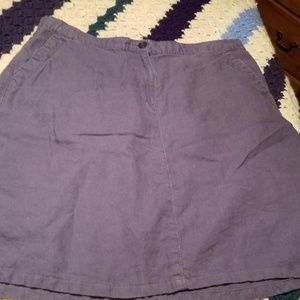 Linen skirt